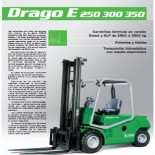 Catálogo de carretillas elevadoras diésel/gas Drago E 250 - 300 - 350