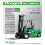 Catálogo de carretillas elevadoras diésel/gas Drago H 250 - 300 - 350