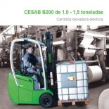 Catálogo de carretillas elevadoras eléctricas Cesab B200