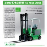 Catálogo de carretillas elevadoras eléctricas Cesab Centauro 48 - 160L - 200L