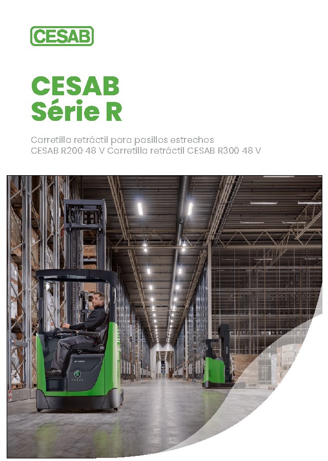 Catálogo de carretillas retráctiles Cesab R300